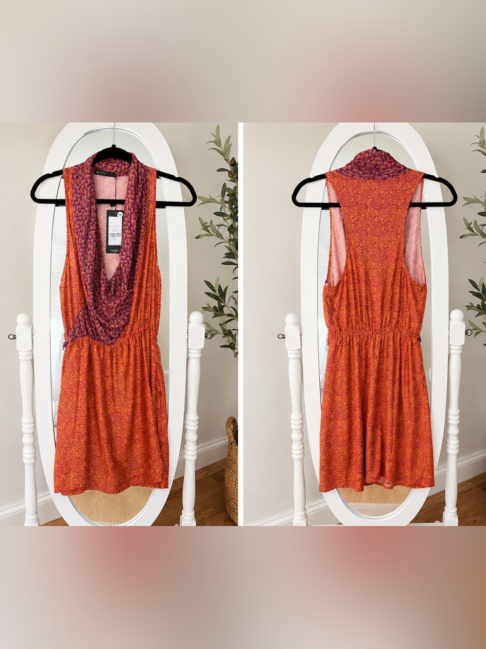 ViX by Paula Hermanny | Alisha Cowl-Neck Mini Dress